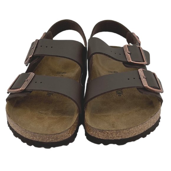 Birkenstock Women's Milano Sandals | Dark Brown | Various Sizes - Picture 2 of 6